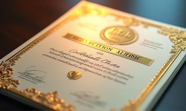 Certificat or signé d’un partenariat majeur