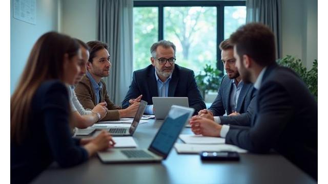 Réunion de consultant IT