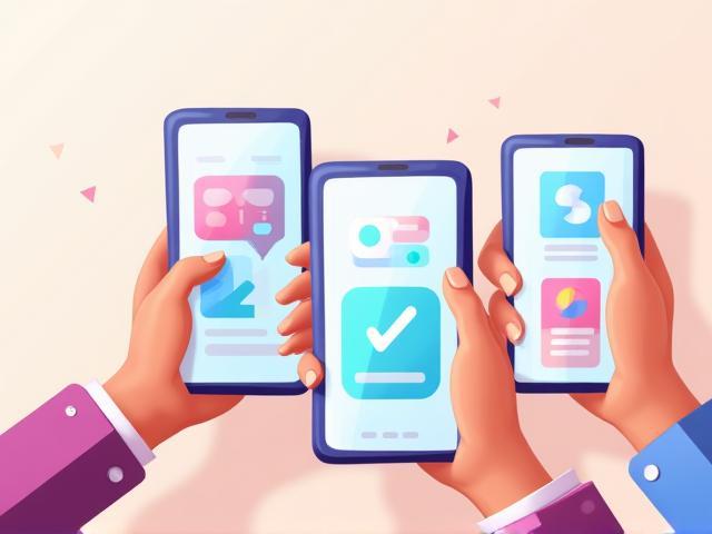 Applications mobiles UX/UI modernes et multiplateformes
